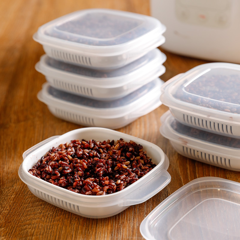 日本进口米饭分装盒微波炉加热