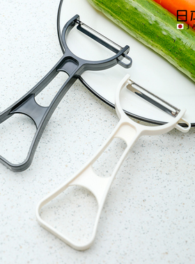 日本进口水果削皮刀蔬菜刮皮刀土豆去皮神器不锈钢刨皮器瓜果刨刀