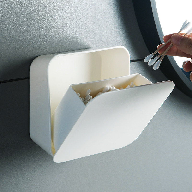 壁挂式棉签收纳盒卫生间纸巾卫生巾整理盒免打孔挂式洗漱台收纳盒,收纳整理,其他收纳盒,淘宝优惠券,粉丝福利购,淘宝优惠卷