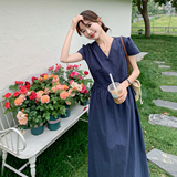 现货夏装上新！2026夏装新款韩版收腰连衣裙H906-P120-K178，女装连衣裙，浙宝115
