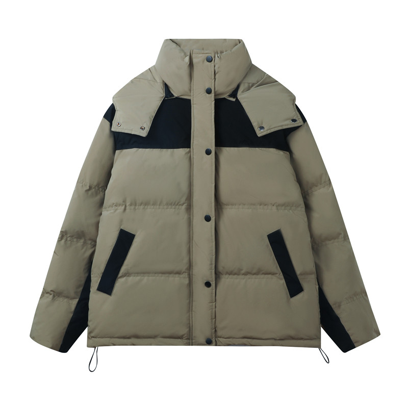 时尚撞色拼接羽绒棉服女冬季新款韩版小个子面包服加厚学生棉袄潮,女装棉衣/棉服,浙宝115
