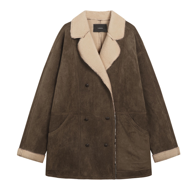 现货新款皮毛一体羊羔毛外套女ZB017-H819-P180控258,女装棉衣/棉服,浙宝115