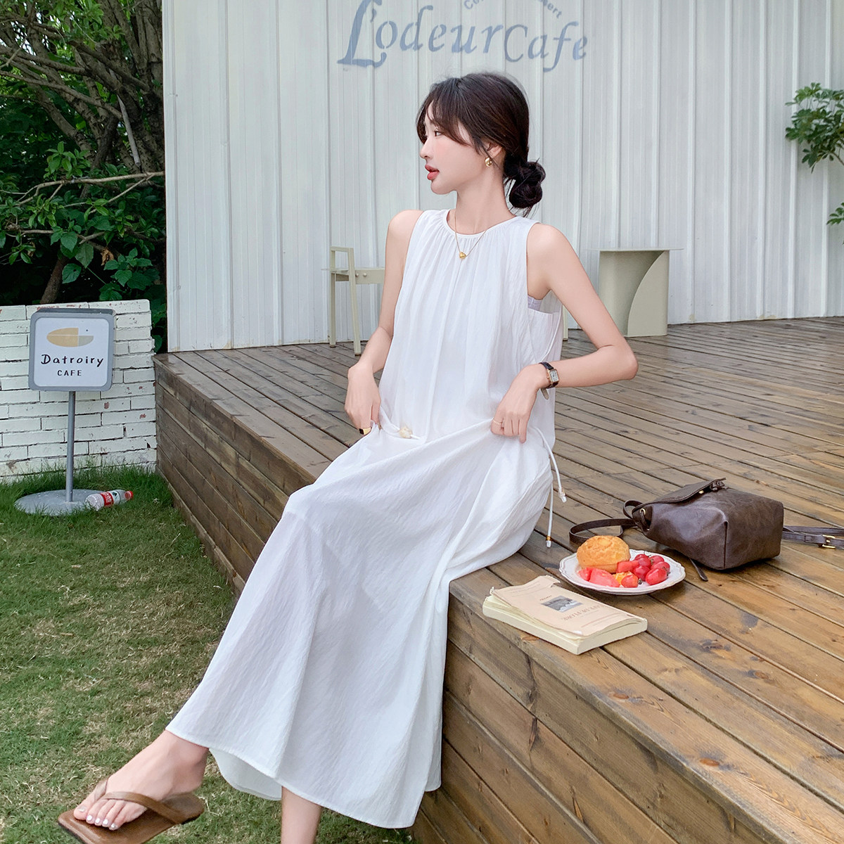 夏装上新！2025新款新中式串珠度假风连衣裙H908-P125-K188,女装连衣裙,浙宝115