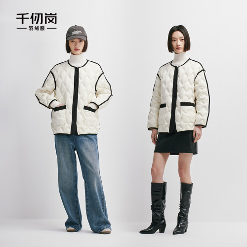 千仞岗2026复古羽绒服女