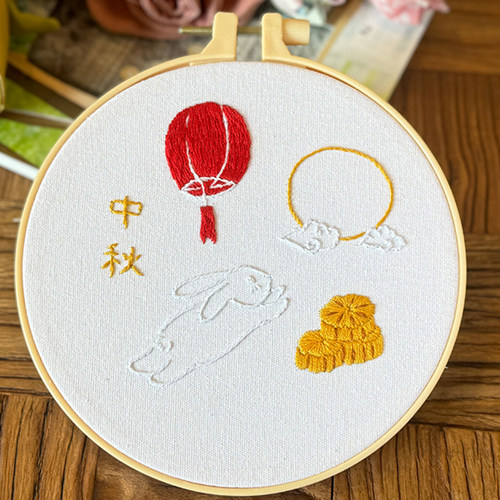 学生入门自绣diy节日刺绣材料包