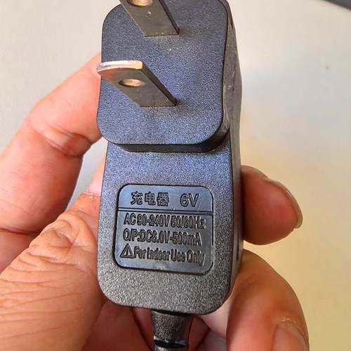 电子秤充电器通用型圆孔6v500ma台秤桌称电源线充电线电子称包邮