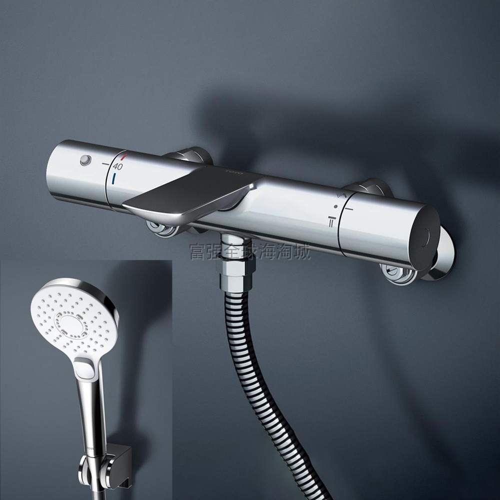 TOTO浴室壁挂式恒温混合龙头花洒