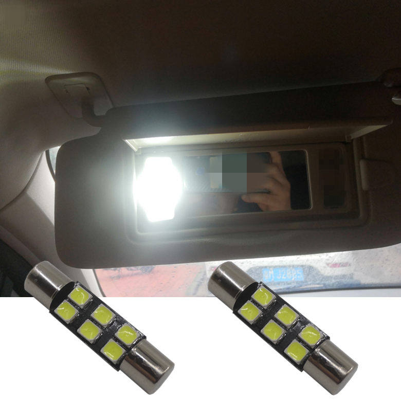 凯迪拉克ATSL SRX XTS CTS化妆灯LED改装专用遮阳板灯泡 化妆镜灯
