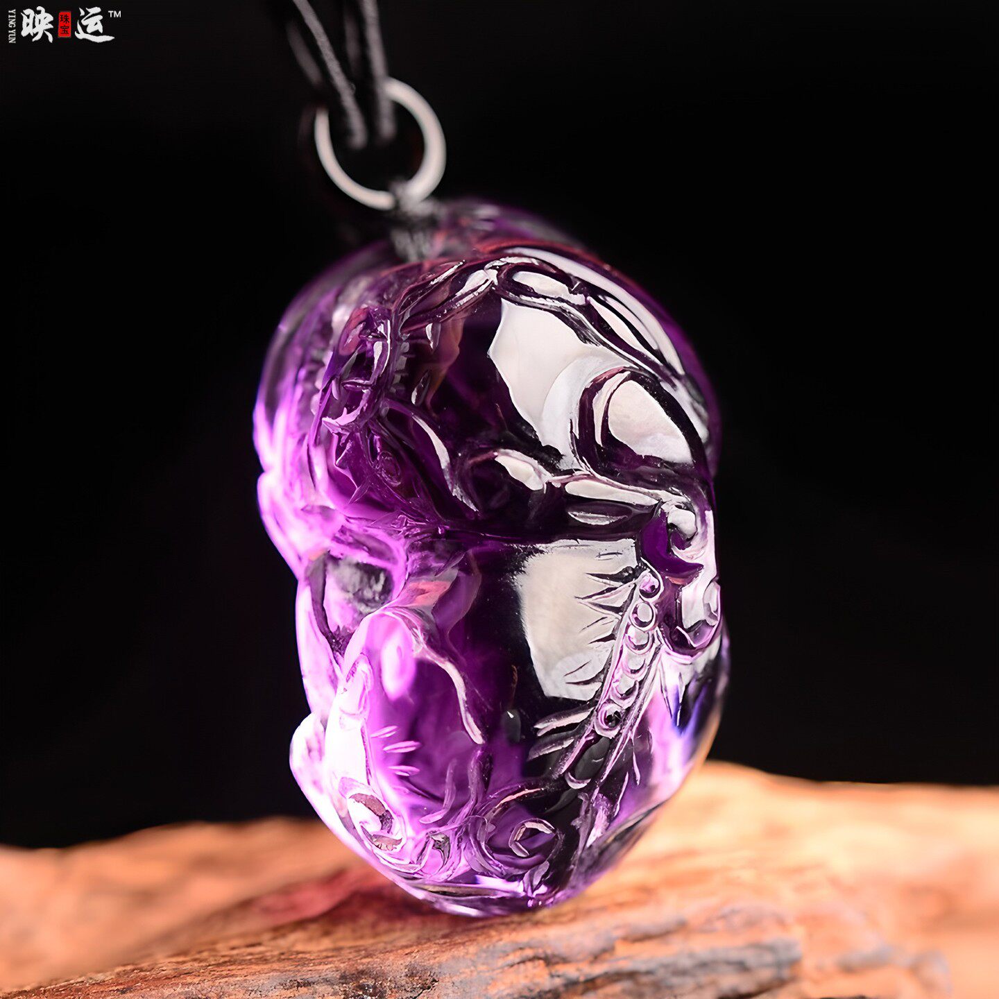 天然紫水晶霸王貔貅吊坠一夜暴富财源皮丘增旺庆挂件男女项链