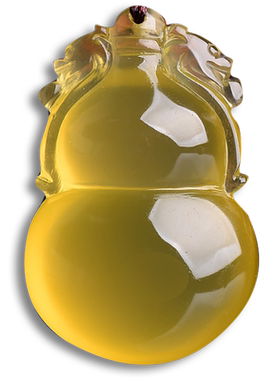 福禄发晶平安葫芦吊坠男女项链