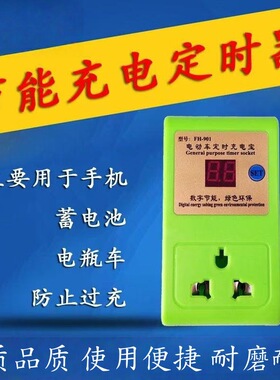 适用赛系列绿源liva6新蕾台铃电动车充电器充电定时器电瓶保护器