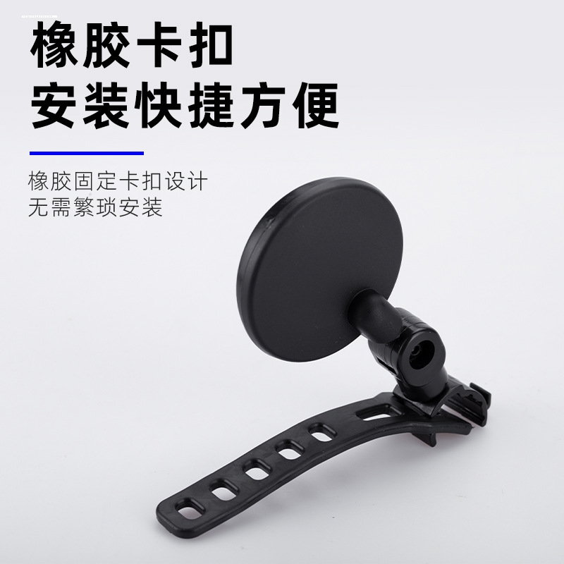 适配小牛GOVAG0G1F0G2C0G3改装广角凸面镜单车反光镜后视镜硅胶