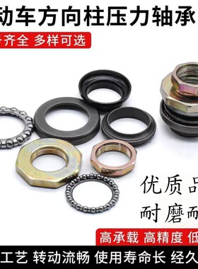 适用赛鸽立马雅迪冠能绿源liva6新蕾台铃转前叉钢碗钢珠锥形配件