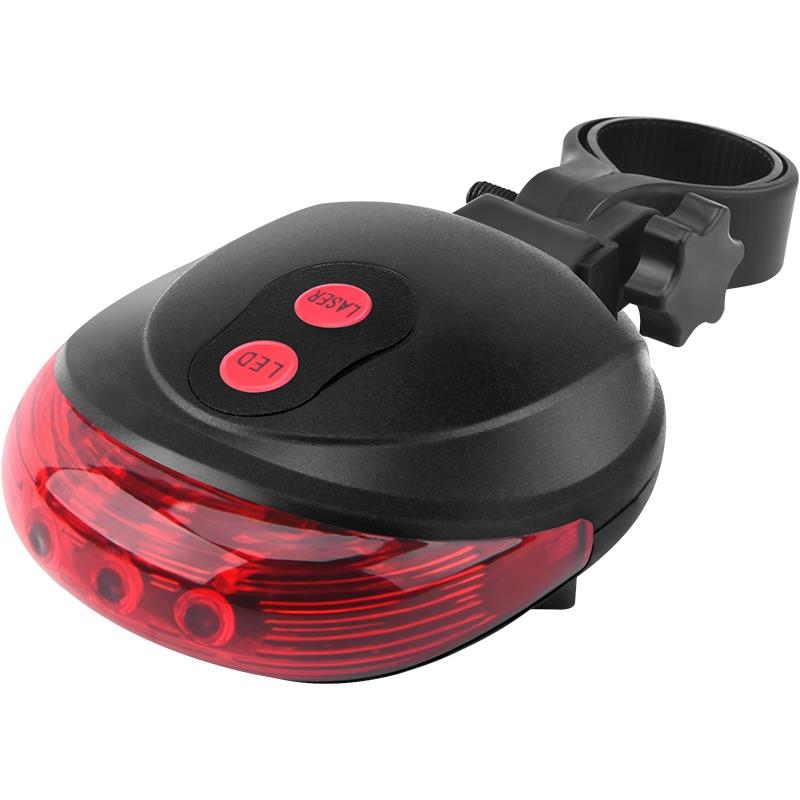 适配捷安特山地车灯激光尾灯平行线安全警示尾灯22-36mm座杆配件