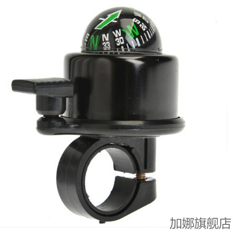 山地车指南针铃铛自行车童车小铃铛多彩铝合金迷你铃超响喇叭装备