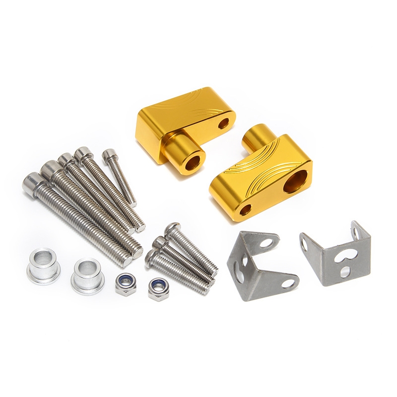 适用三阳巡弋CRUISYM150/180/300摩托车改装射灯支架底座固定支