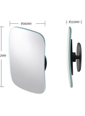 适用洛嘉浪LJ110-29D嘉陵睿行儿125T-19后视镜盲点玻璃广角高清