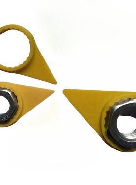 适用东风天龙153天锦大力神460解放黄色PE材质螺母松动指示器螺丝