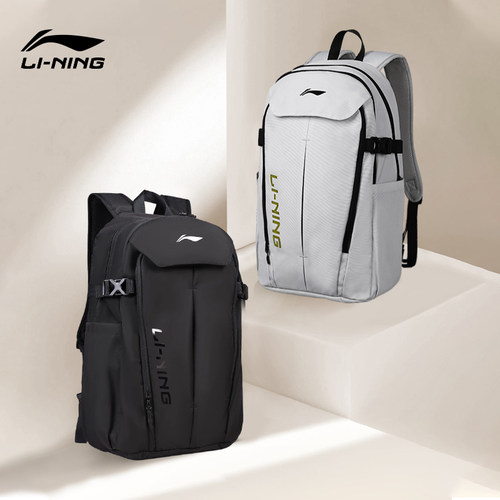 李宁双肩包轻便舒适适合校园户外