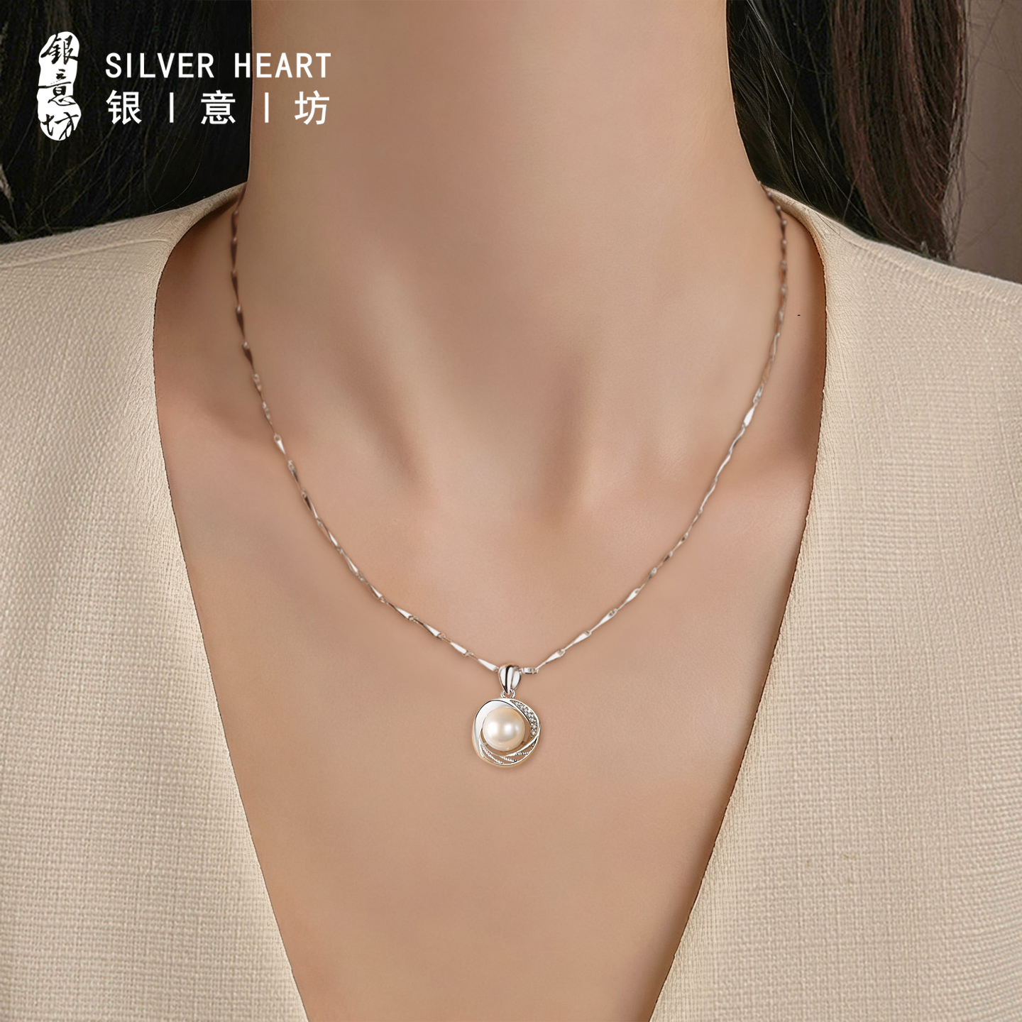 【淡水珍珠项链】送给妈妈的项链