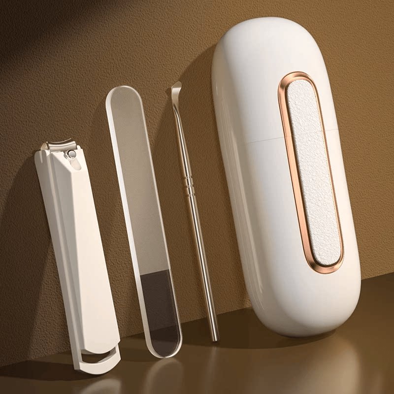 日本シゴタ防飞溅指甲刀套装便携式指甲剪家用剪指甲刀高端大号斜