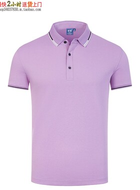 HL-99388冰氧吧短袖T恤男装简约时尚做工精细 50支 200克 粉紫色
