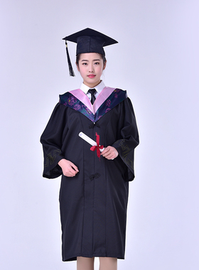 涤纶大学生毕业学士服M01-XSF02 纸板帽风色红色绿色灰色白色黄色