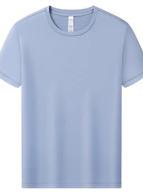 直销 GF81023#触感运动棉150克夏季短袖t恤圆领男女 同款