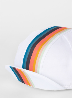 清现货正品Paul Smith 'Artist Stripe' Cycling Cap涤纶骑行小帽