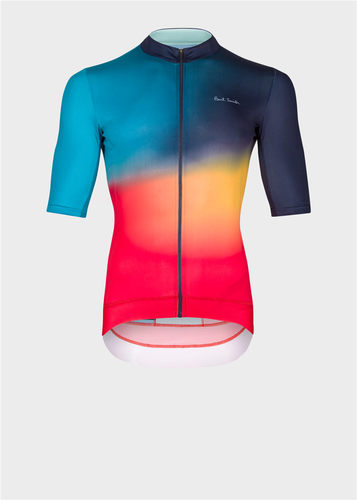 彩虹渐变骑行服PaulSmith
