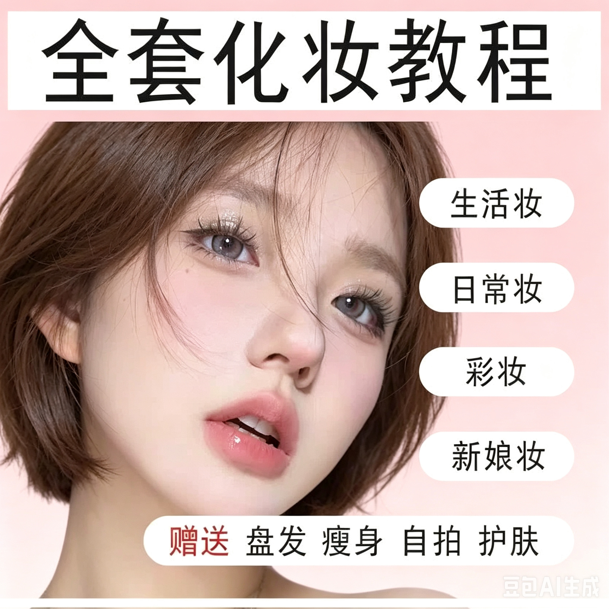2026化妆师教程零基础新手入门课程化妆必备技巧学习资料