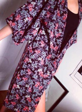 乔女婴复古改良和服开衫防晒外套