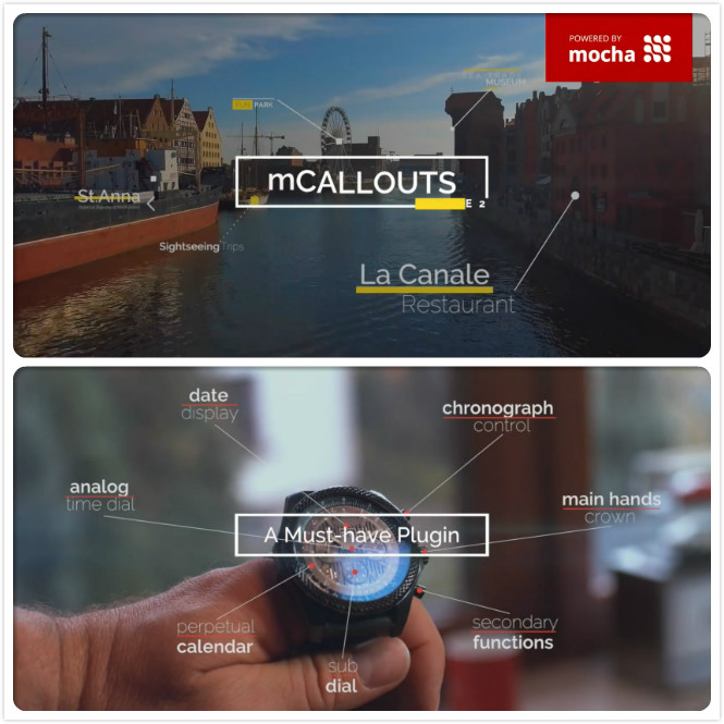 FCPX插件：50组解释说明介绍呼叫指示线动画 mCallouts Simple v2