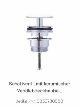 杜拉维特DURAVIT面盆下水器长流水0050780000白色黑色