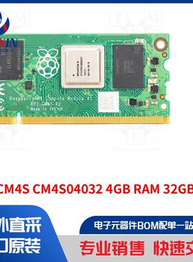 RPI CM4S CM4S04032 4GB RAM 32GB EMMC 套件类型-SOM