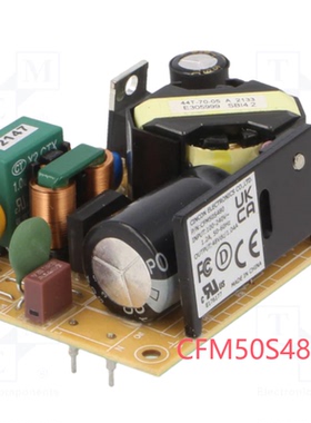 CFM50S480-P 转换器: AC/DC; 50W，CINCON 电源