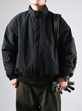 XGI立领棉衣男冬季外套2025新款加棉冲锋衣宽松休闲百搭保暖棉服