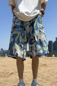 2025夏季新款男士休闲五分裤宽松沙滩裤 DK5512 P20图片