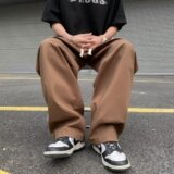 2025新款男宽松型日系简约纯色休闲裤潮K2925P38，男装休闲裤，星座1108-1