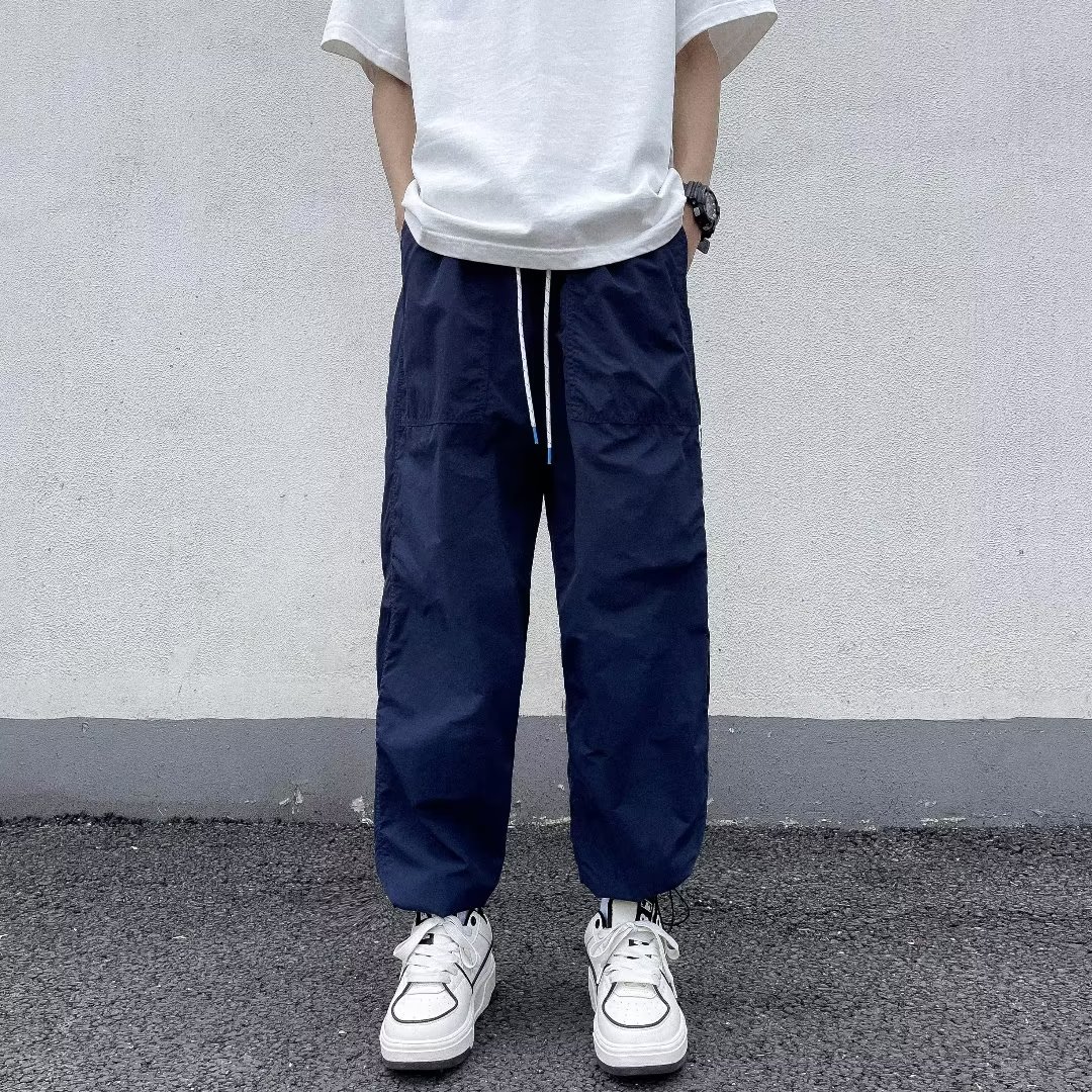 2025夏季新款男士休闲裤工装裤宽松长裤运动裤K1168P35,男装工装外套,星座1108-1
