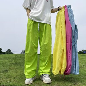 2025夏薄款速干时尚阔腿伞兵裤男降落伞裤子 K81 P40图片