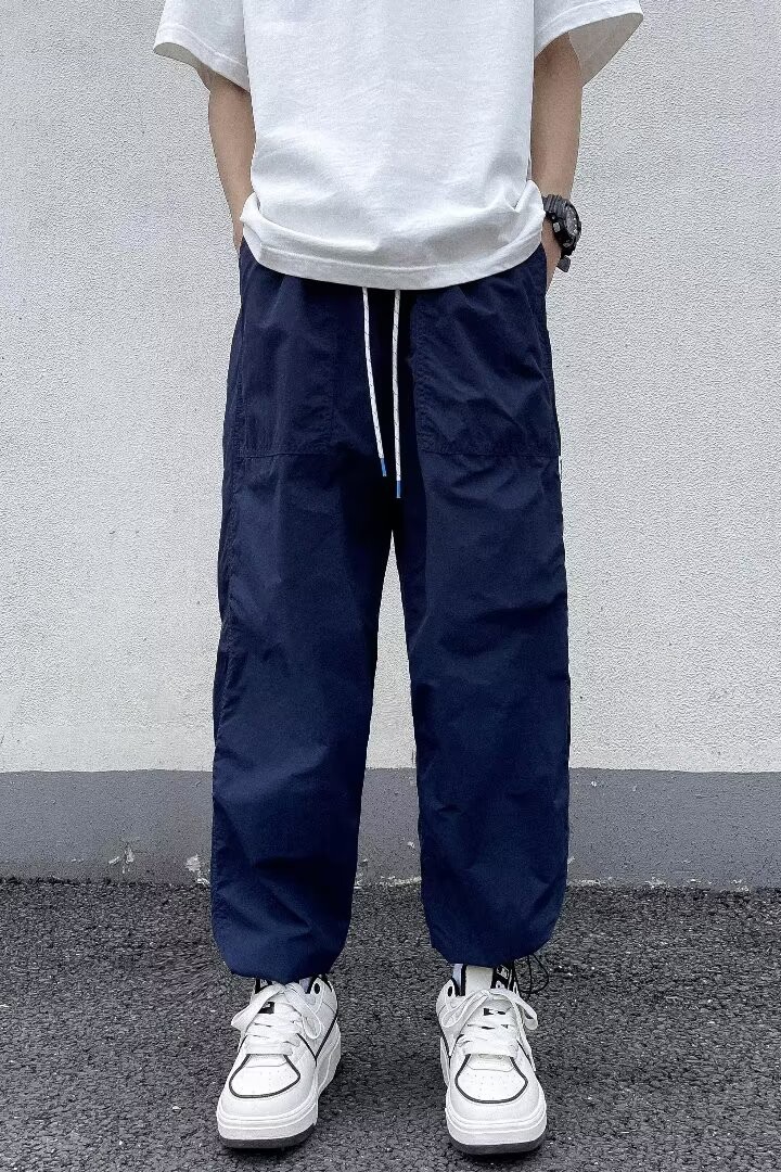 2025夏季新款男士休闲裤工装裤宽松长裤运动裤K1168P35,男装工装外套,星座1108-1