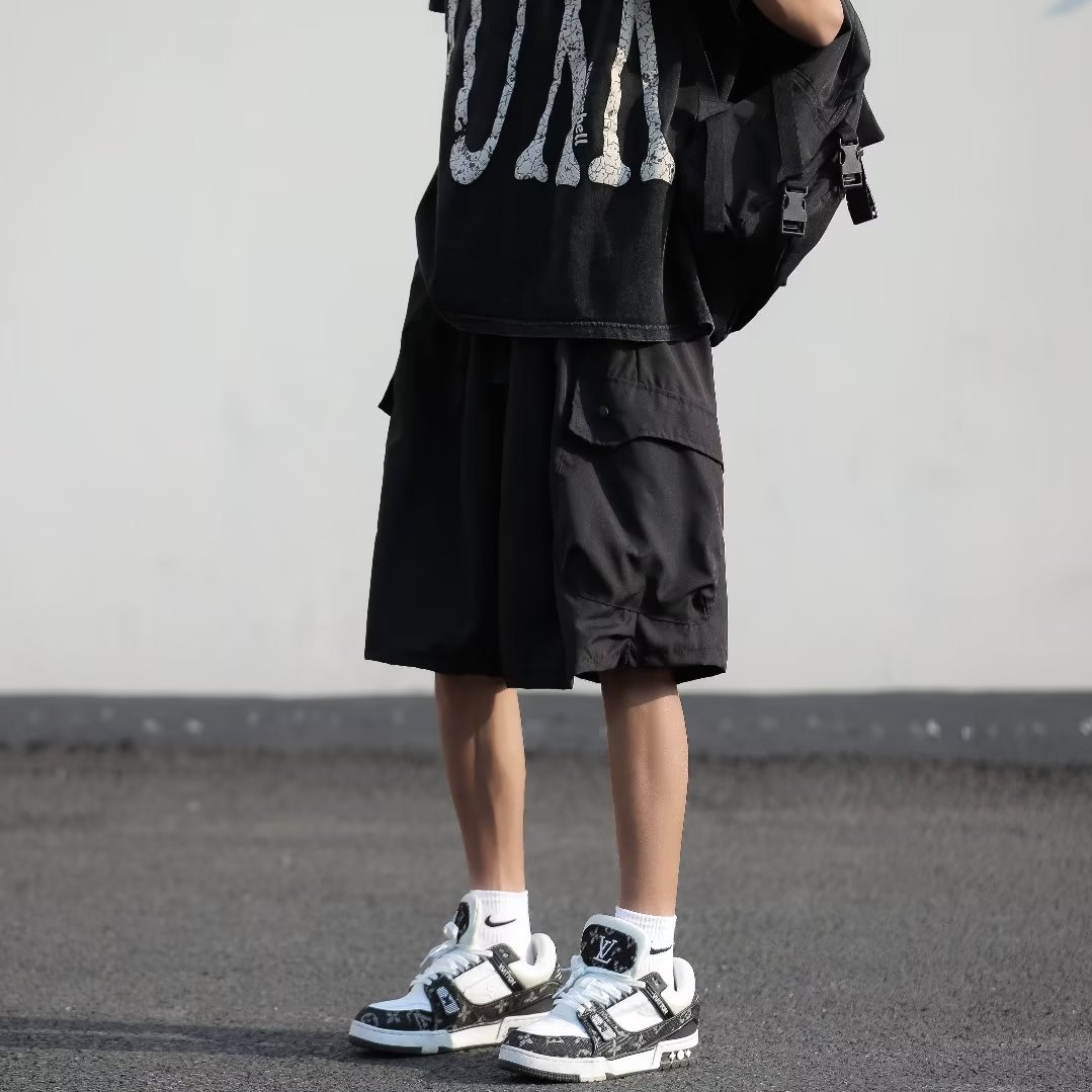 2025夏季新款男士宽松休闲短裤DK9022P35,男装牛仔裤,星座1108-1