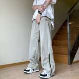 2023复古运动裤男夏季薄款速干裤宽松阔腿直筒休闲裤KK841P35，女装休闲裤，星座1108-1