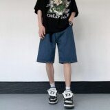 2025夏季新款男士休闲牛仔短裤五分裤中裤DK05P40，男装牛仔裤，星座1108-1