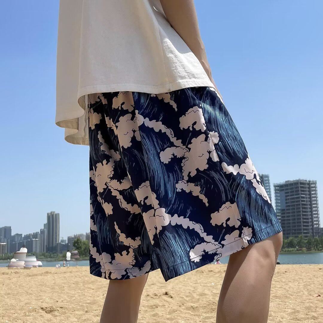 203夏季新款男士沙滩裤五分裤休闲短裤DK5517P20,男装牛仔裤,星座1108-1