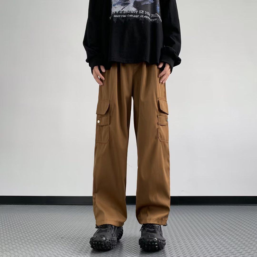 2025新款男休闲裤纯色直筒长裤K7138P40,男装休闲裤,星座1108-1