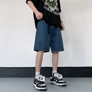 2025夏季新款男士休闲牛仔短裤五分裤中裤 DK05 P40图片