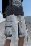 2025夏季新款男士休闲直筒牛仔短裤DK6702P45，男装牛仔裤，星座1108-1