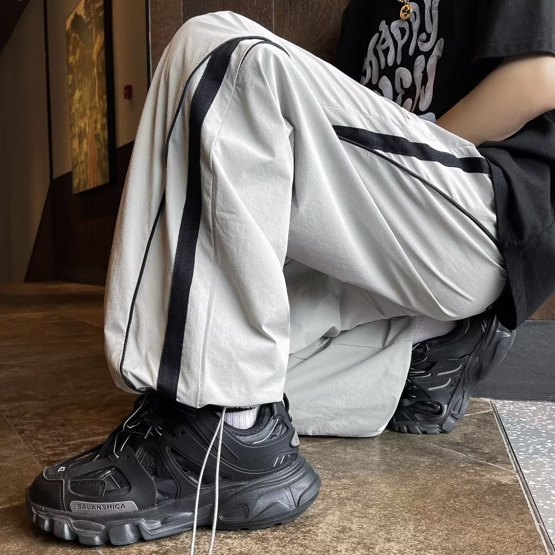 2025新款男士休闲裤宽松束脚裤速干裤 K1174 P40图片